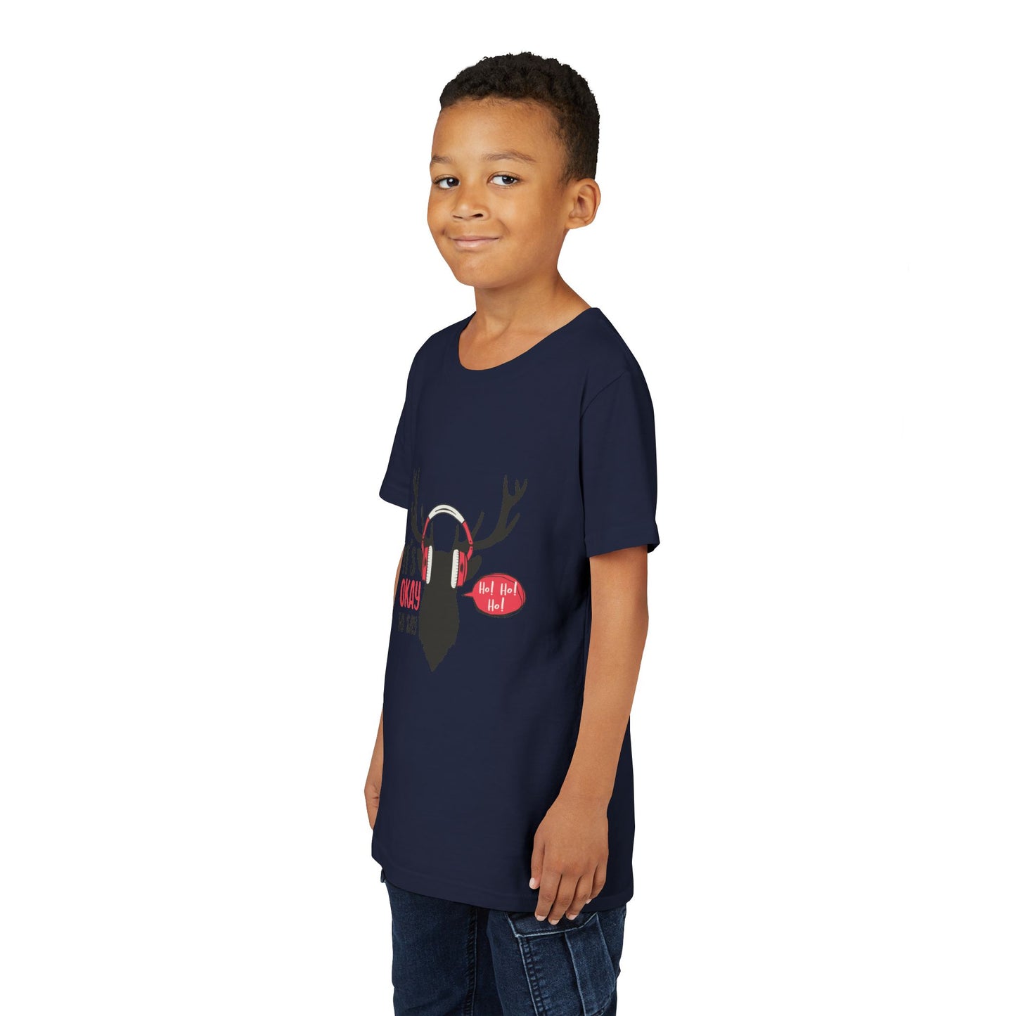 Youth Tee with Antlers Design - Fun and Trendy, Perfect for Outdoor Adventures, Birthdays, Nature Lovers, Gifts, Casual Wear