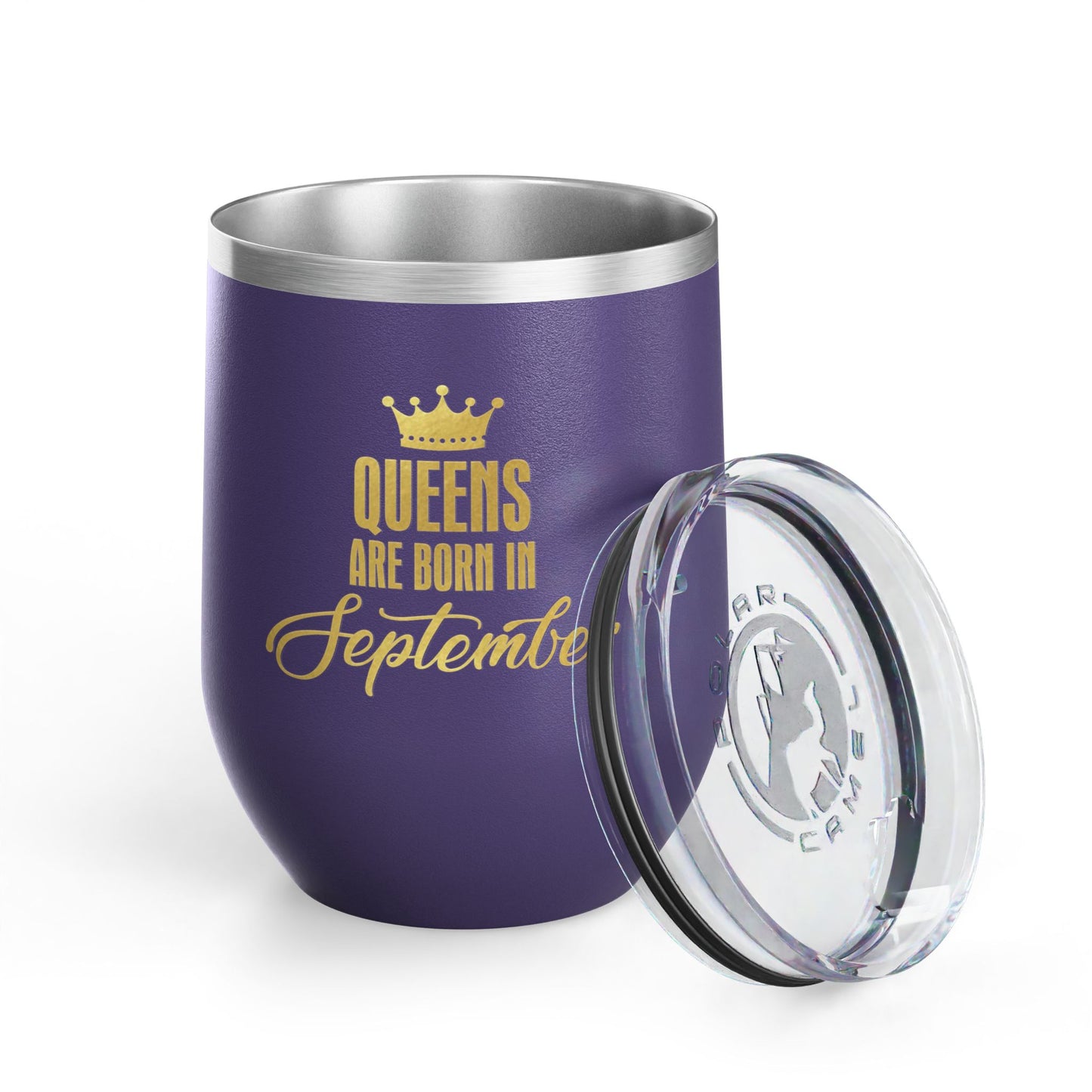 September Queens Wine Tumbler, 12oz | Birthday Gift for Her | Insulated Drinkware | Bachelorette Party Favor | Wine Lover Gift | [...]