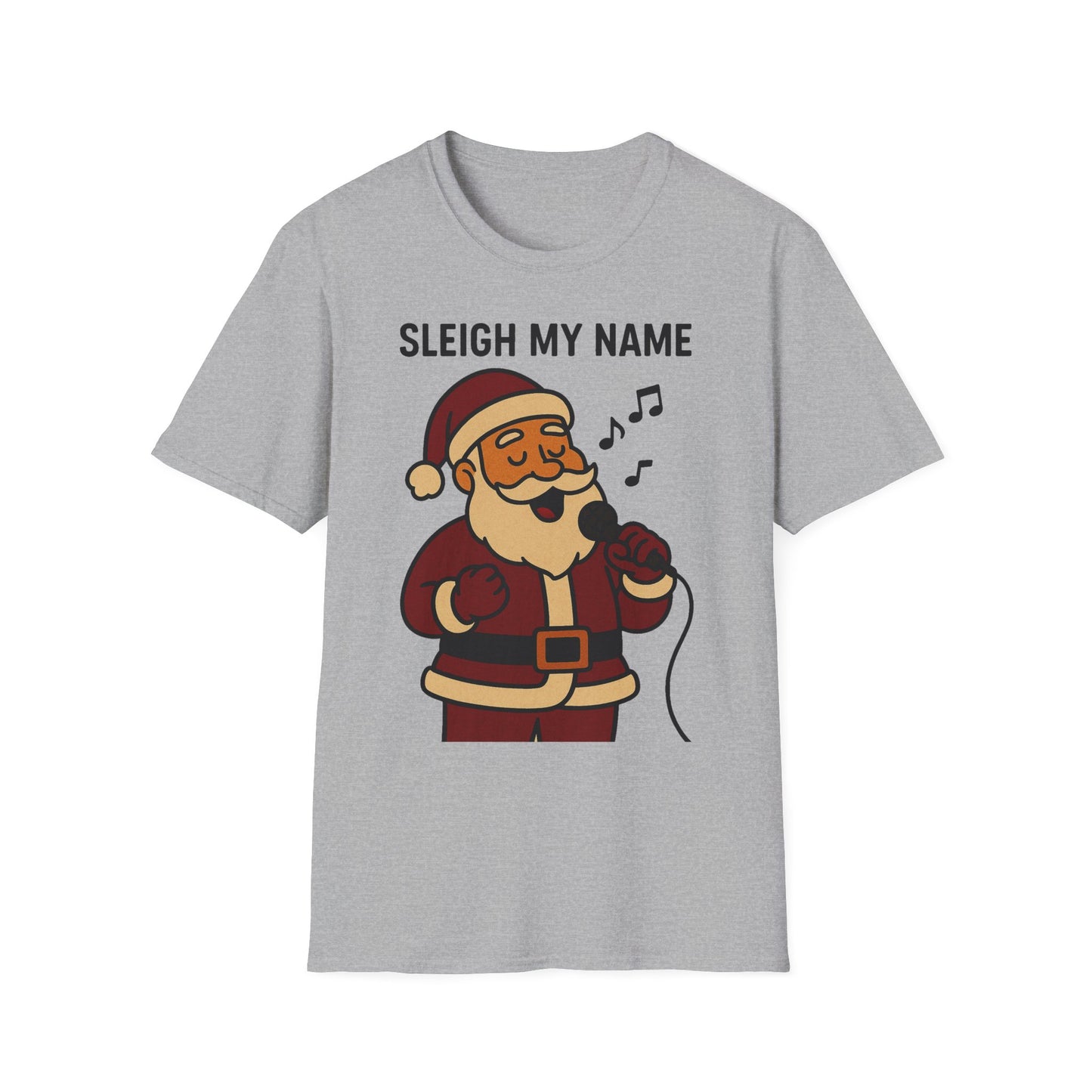 Santa Sleigh My Name Unisex T-Shirt