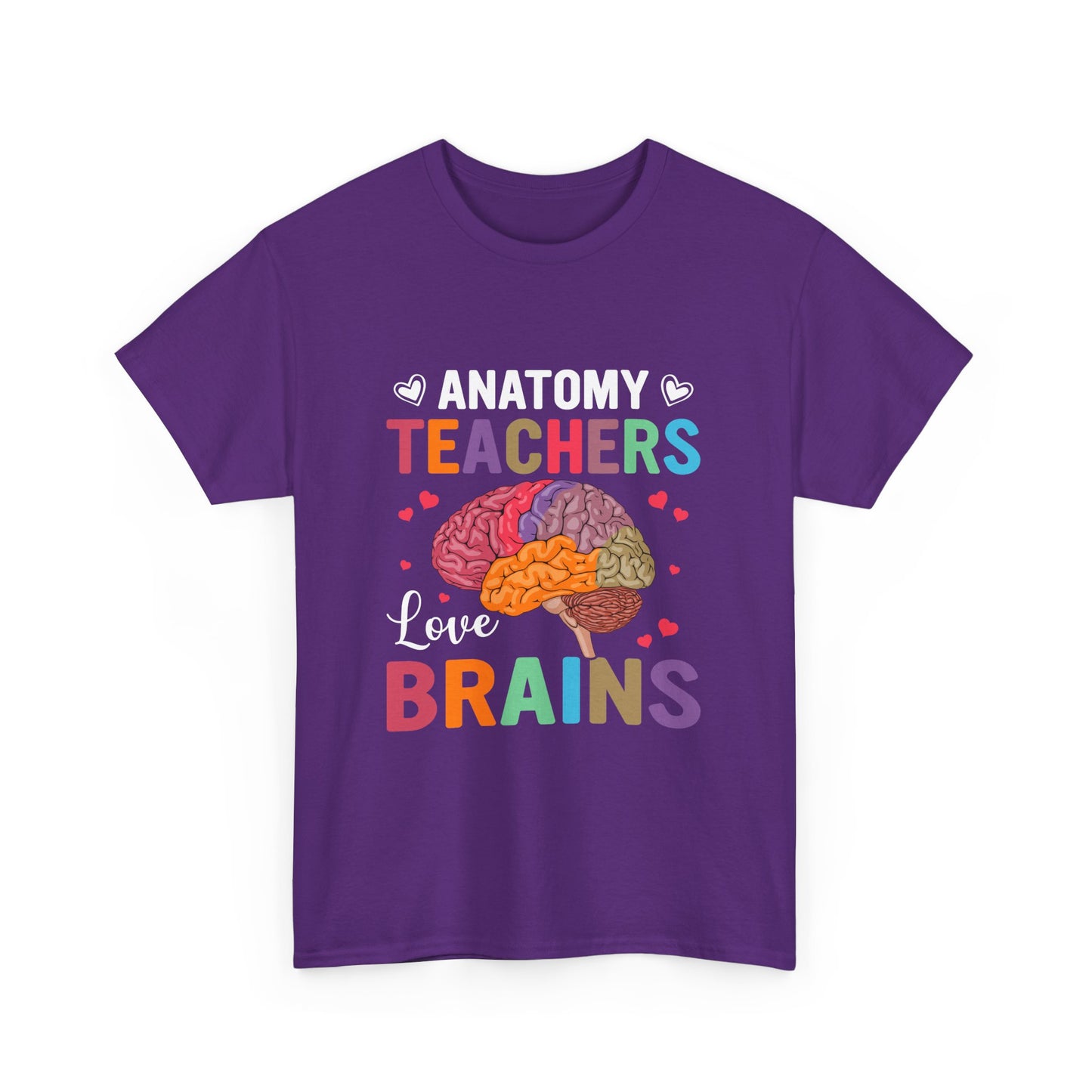 Anatomy Teacher Tee, Unisex Heavy Cotton Shirt, Funny Teacher Gift, Science Teacher Apparel, Classroom Humor Top, Brain Design T-shirt