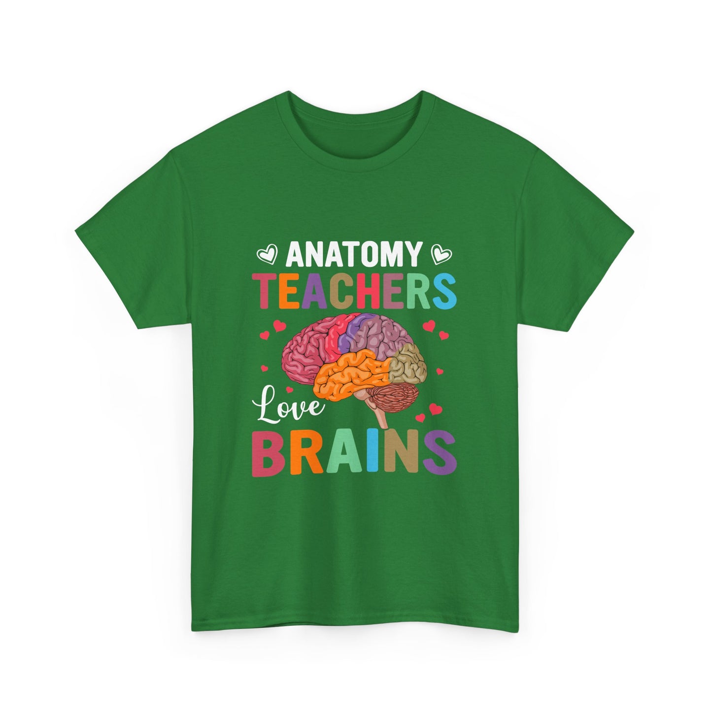 Anatomy Teacher Tee, Unisex Heavy Cotton Shirt, Funny Teacher Gift, Science Teacher Apparel, Classroom Humor Top, Brain Design T-shirt