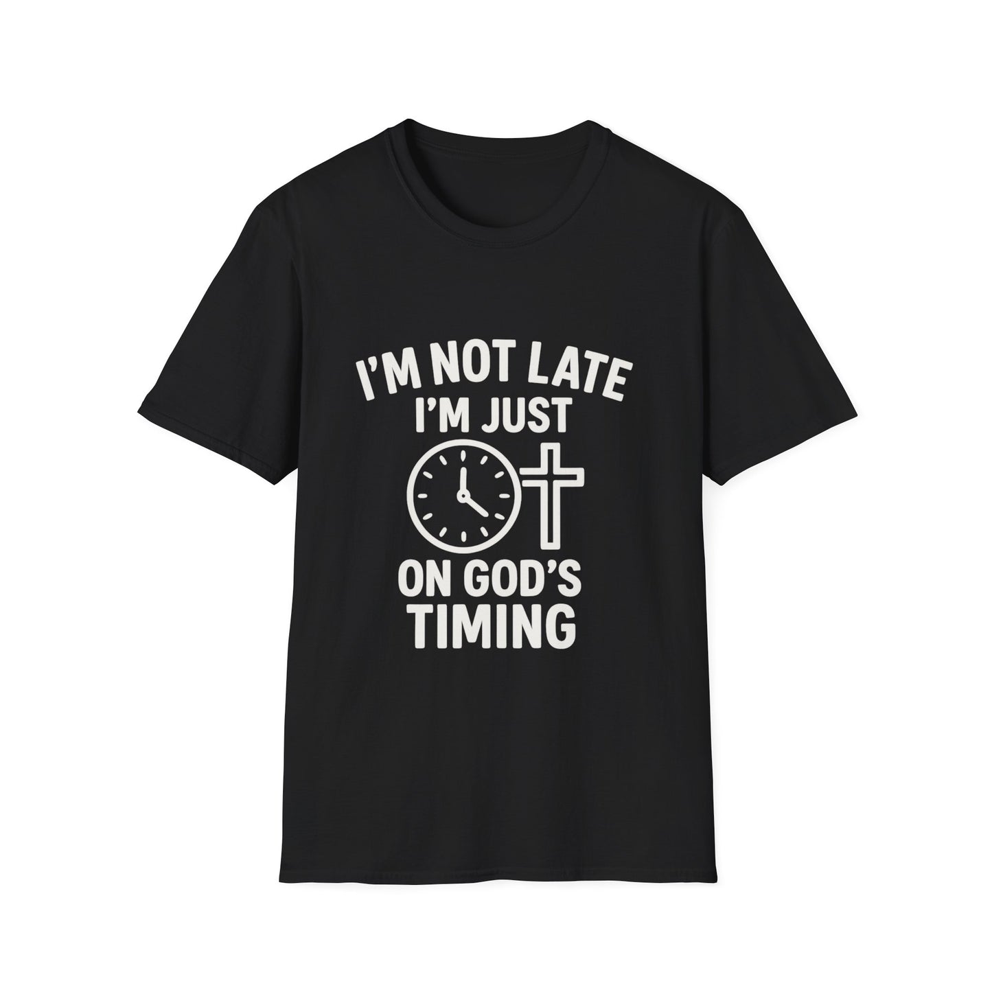God's Timing T-Shirt, Christian Shirt, Faith-Based Apparel, Religious Gift, Casual Wear