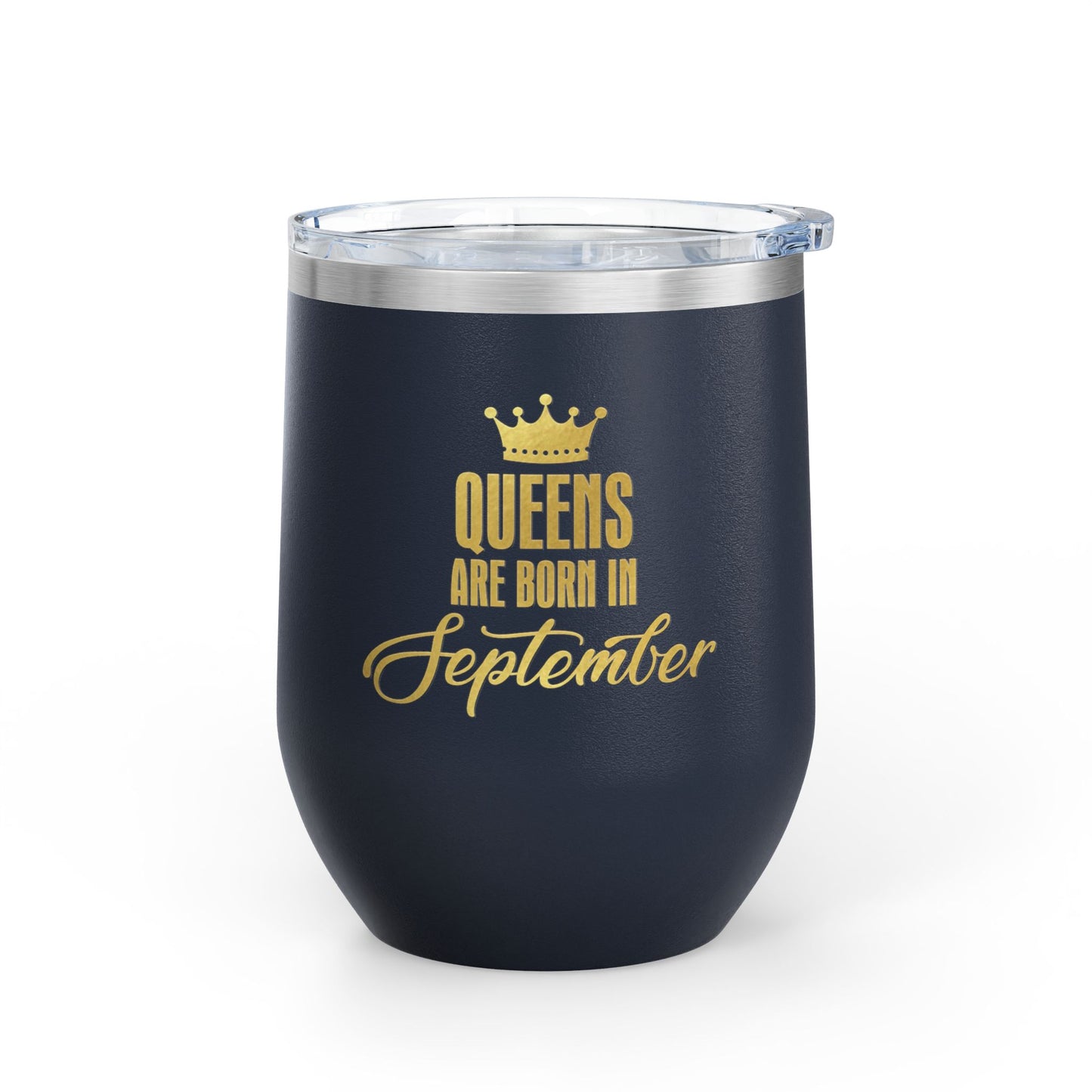 September Queens Wine Tumbler, 12oz | Birthday Gift for Her | Insulated Drinkware | Bachelorette Party Favor | Wine Lover Gift | [...]