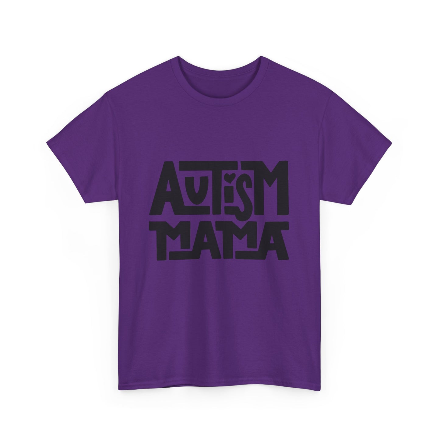 Autism Mama Heavy Cotton Tee | Supportive Unisex Shirt, Meaningful Gift for Autism Awareness, Casual Wear, Everyday Comfort, Gift for Moms