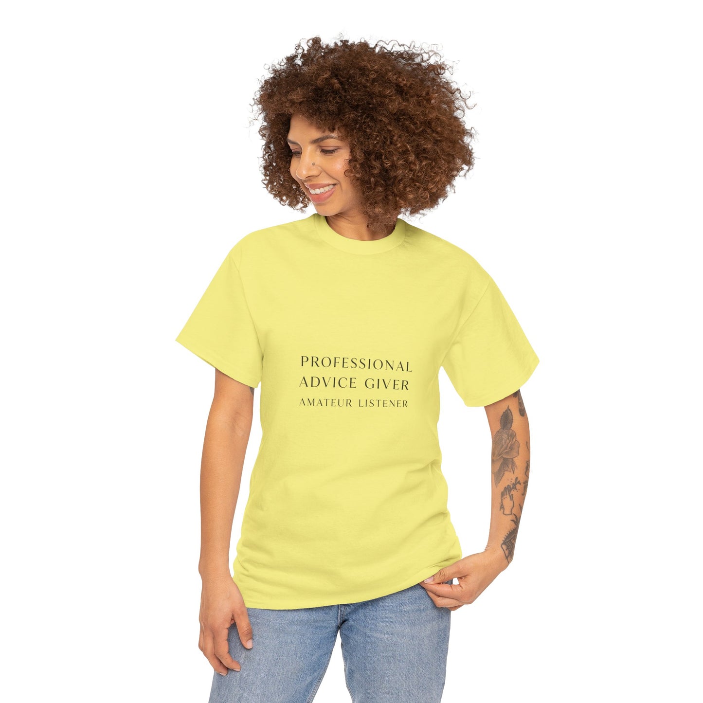 Professional Advice Giver Unisex Heavy Cotton Tee, Gift for Best Friend, Casual Wear, Advice Giver Shirt, Funny Tee, Unique Gift