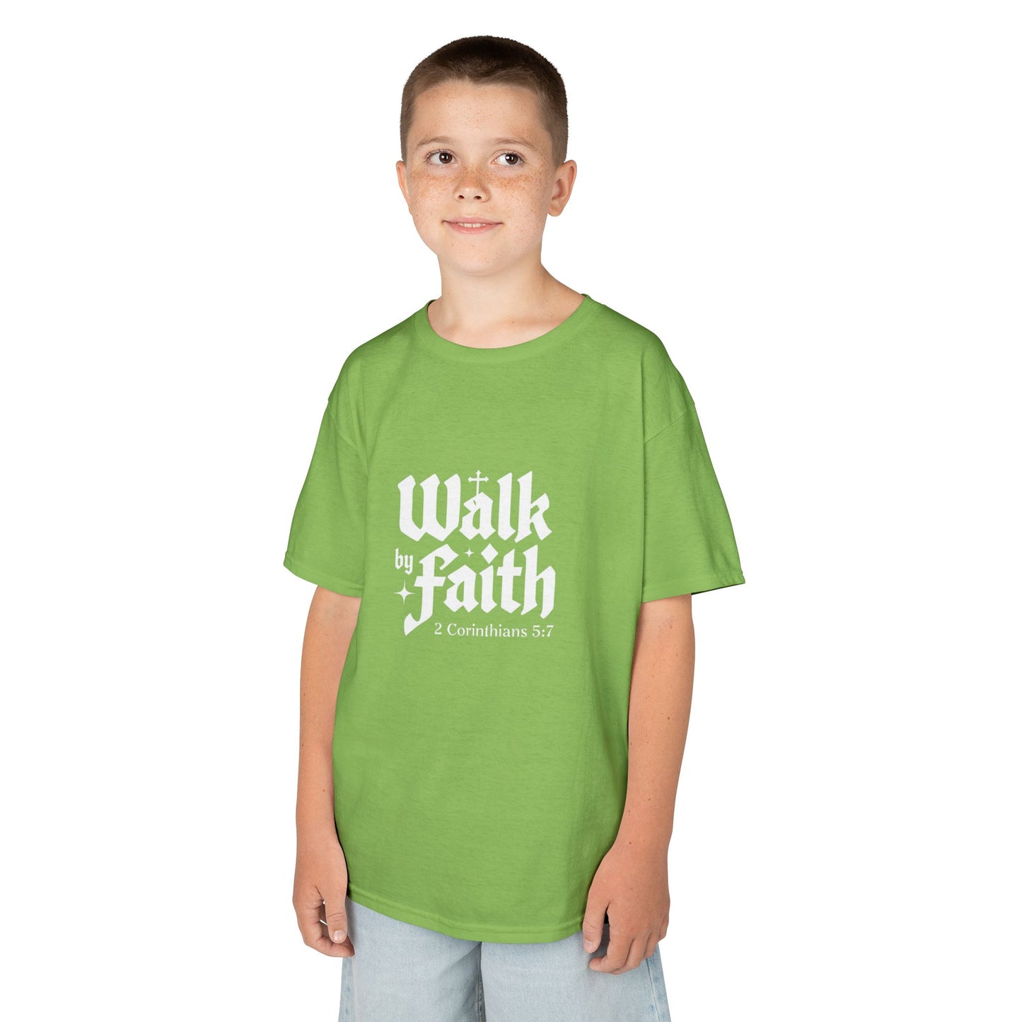 Kids Faith-Inspired Tee, Inspirational Kids Shirt, Religious T-Shirt for Kids, Christian Youth Apparel, Biblical Quote Tee
