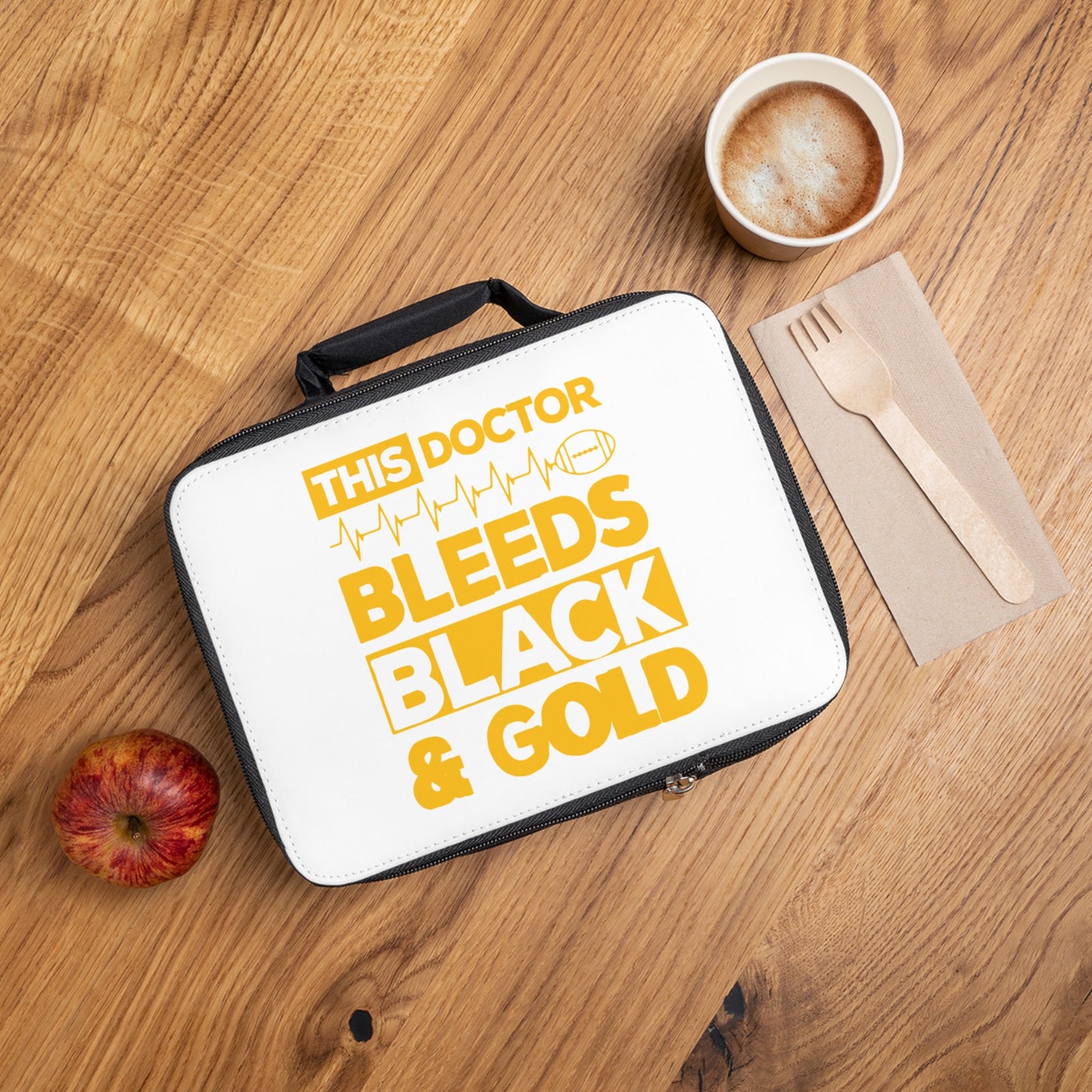 Doctor's Pride Lunch Bag - Yellow & White, Perfect for Doctors, Medical Students, Gifts for Healthcare, Stylish Food Carrier, Sports [...]