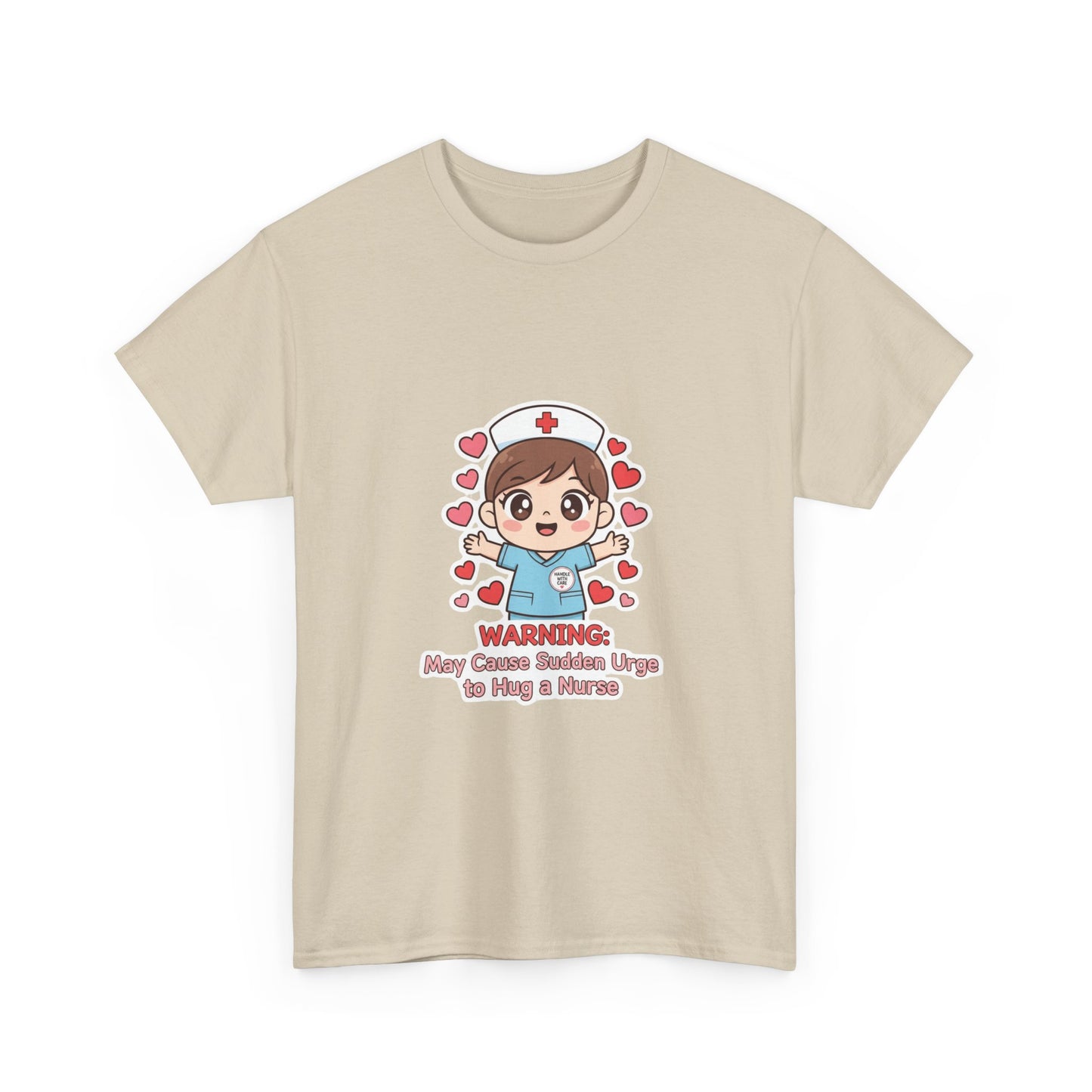 Nurse Humor Tee, Unisex Heavy Cotton Tee for Healthcare Workers, Cute Nurse Shirt, Gift for Nurses, Funny Medical Apparel, Casual T-Shirt