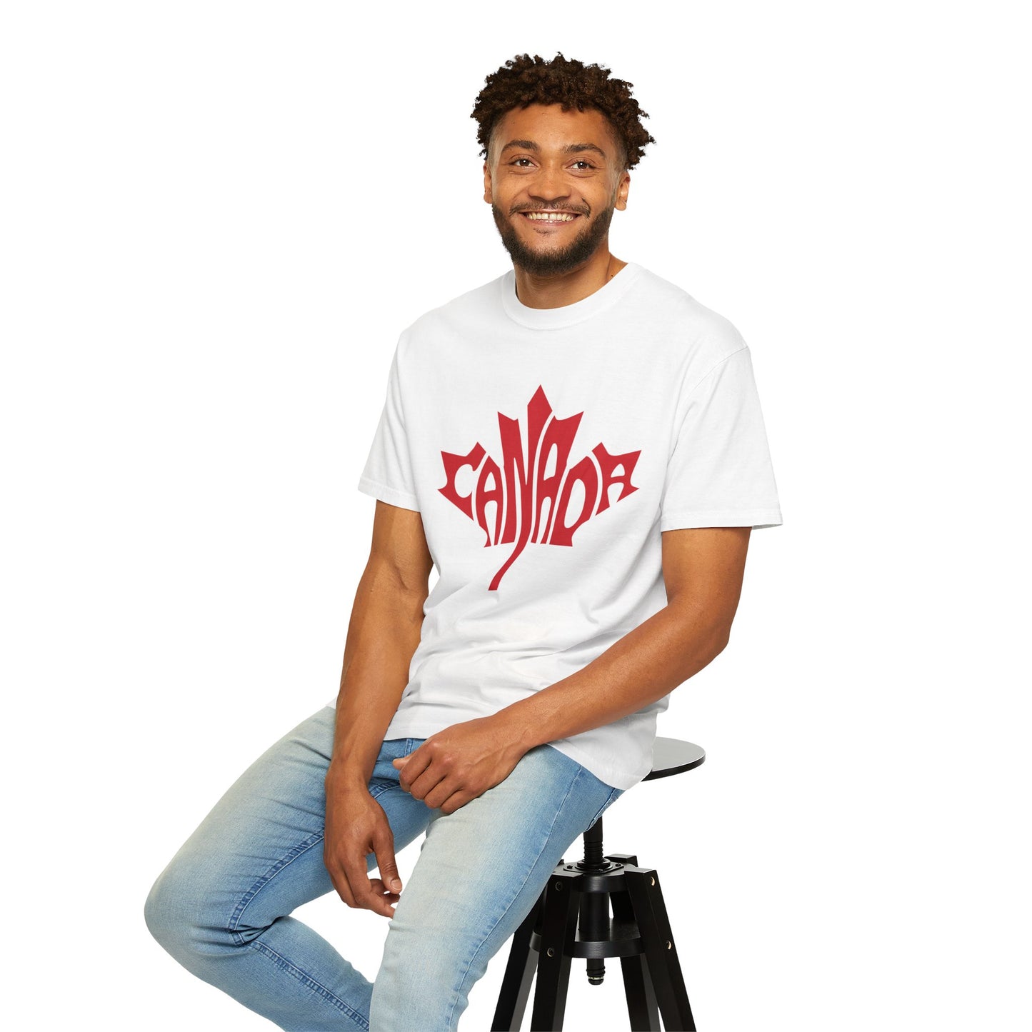 Canada Graphic T-Shirt, Unisex Tee, Garment-Dyed Style, Casual Wear, Summer Essentials, Canadian Pride, Unique Gift Idea