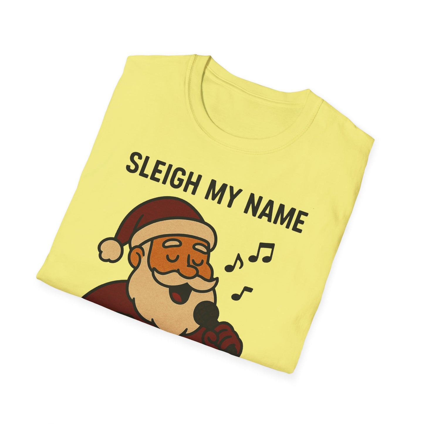 Santa Sleigh My Name Unisex T-Shirt