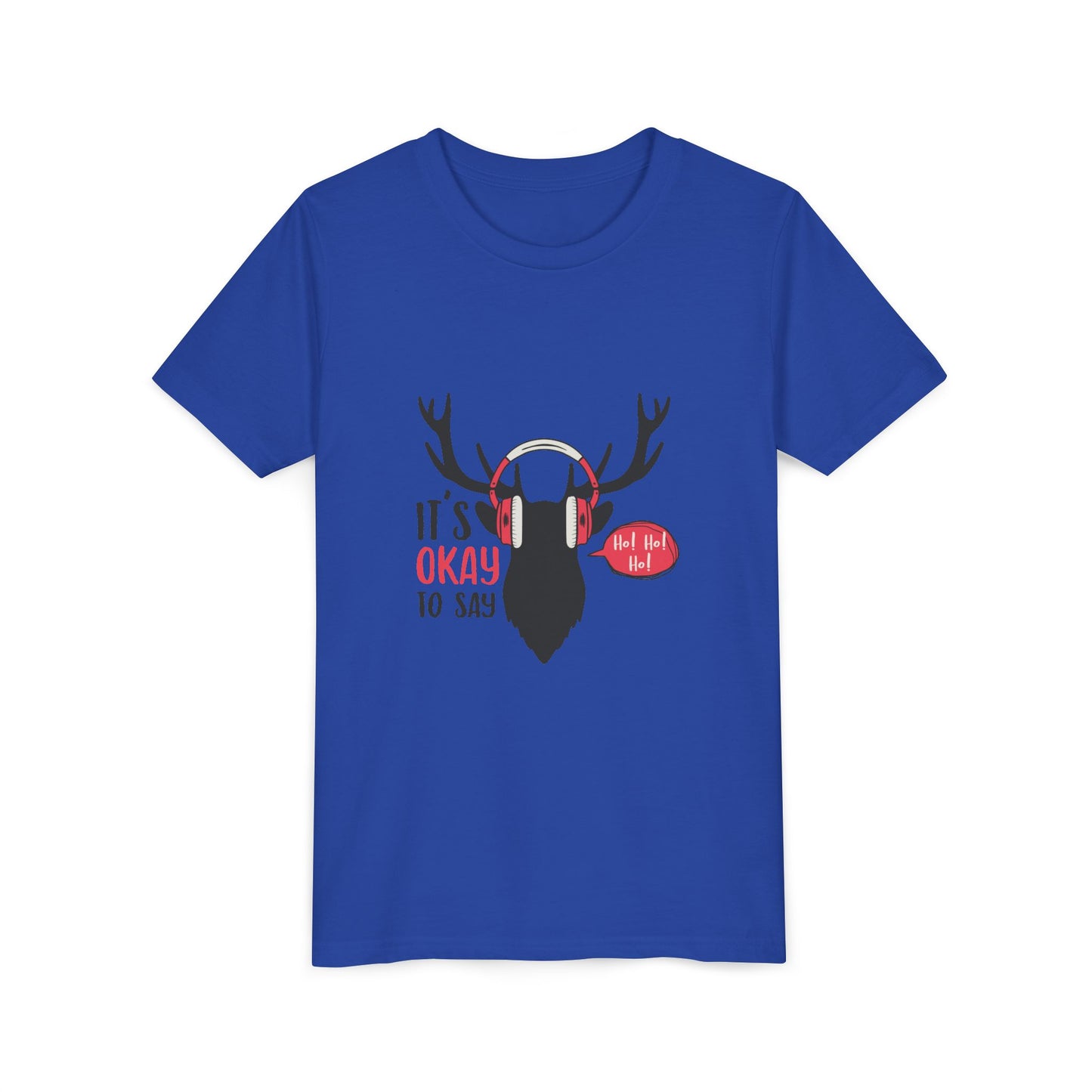 Youth Tee with Antlers Design - Fun and Trendy, Perfect for Outdoor Adventures, Birthdays, Nature Lovers, Gifts, Casual Wear