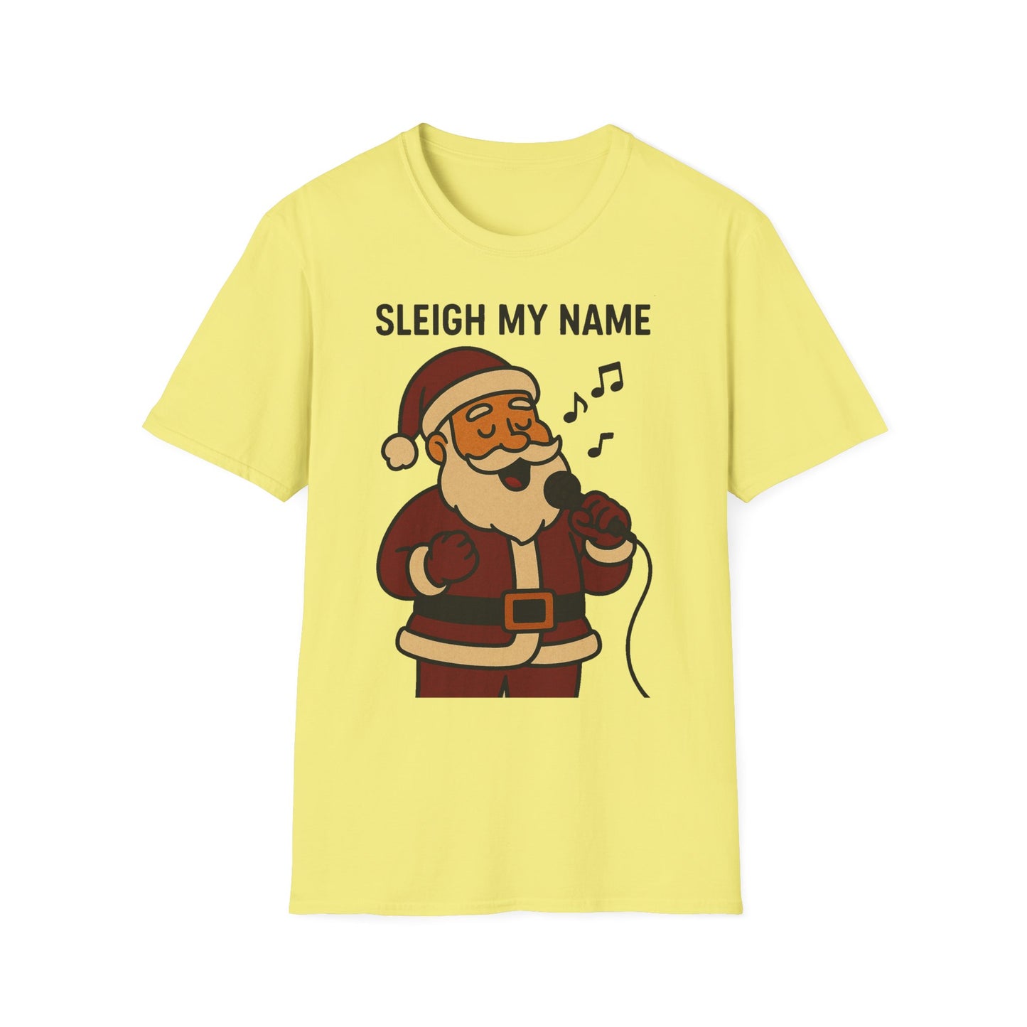 Santa Sleigh My Name Unisex T-Shirt