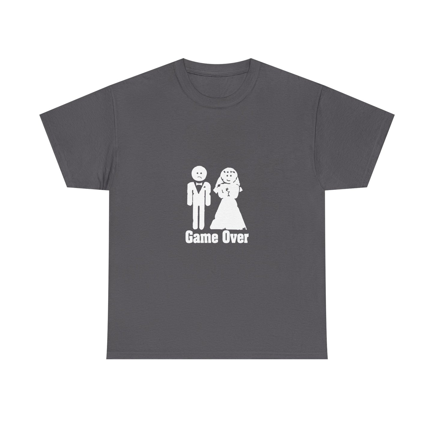 Game Over Wedding T-Shirt | Funny Bride & Groom Tee | Perfect for Couples, Engagement Party, Wedding Gifts, Anniversary