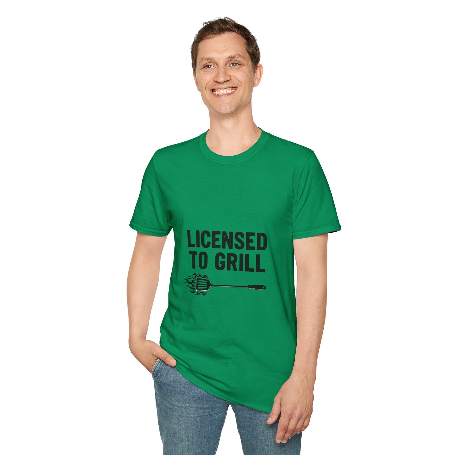 License to Grill - Unisex Softstyle T-Shirt