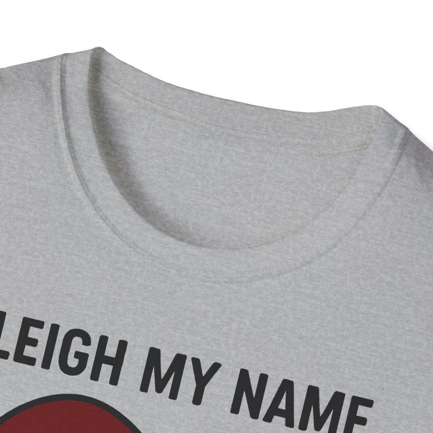 Santa Sleigh My Name Unisex T-Shirt