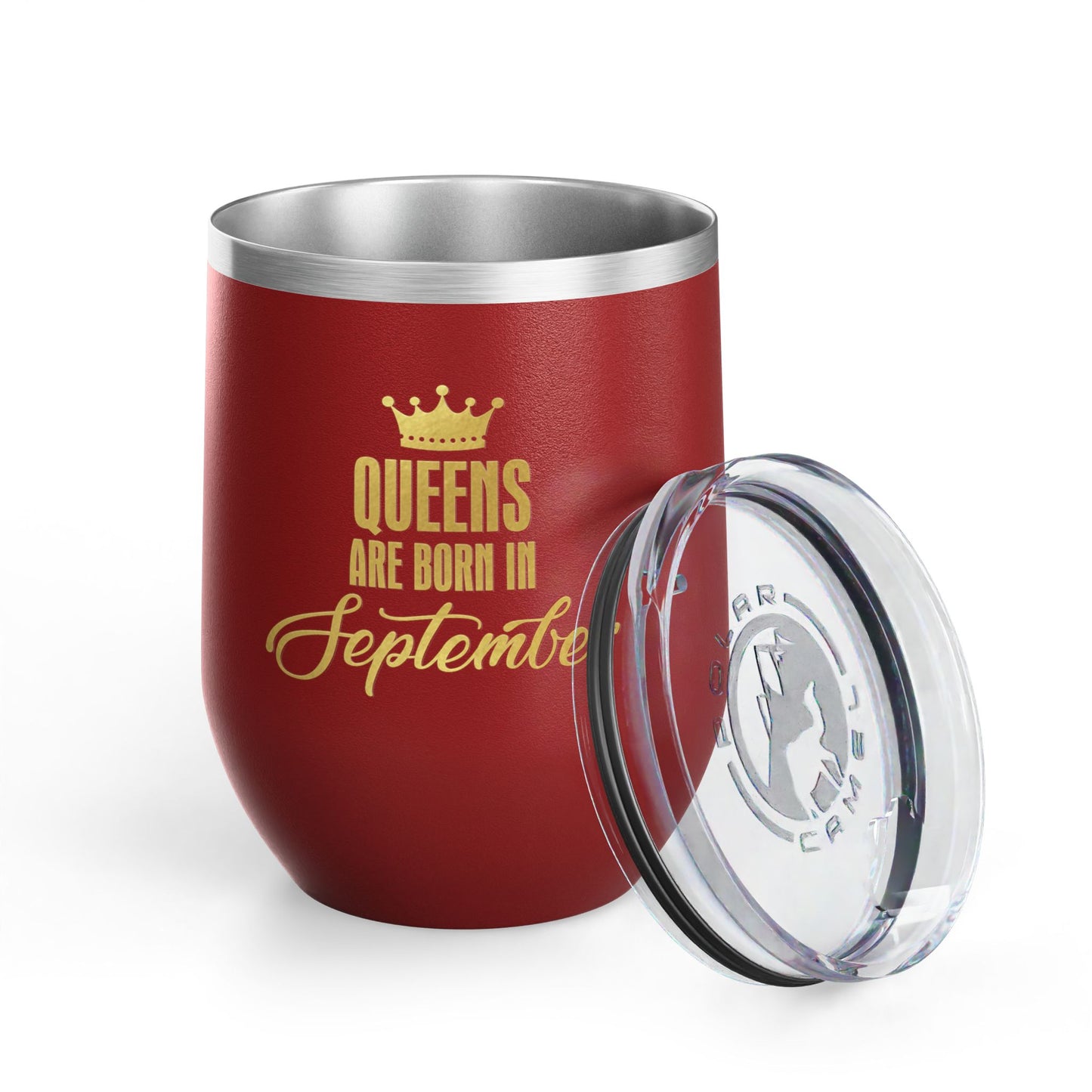 September Queens Wine Tumbler, 12oz | Birthday Gift for Her | Insulated Drinkware | Bachelorette Party Favor | Wine Lover Gift | [...]