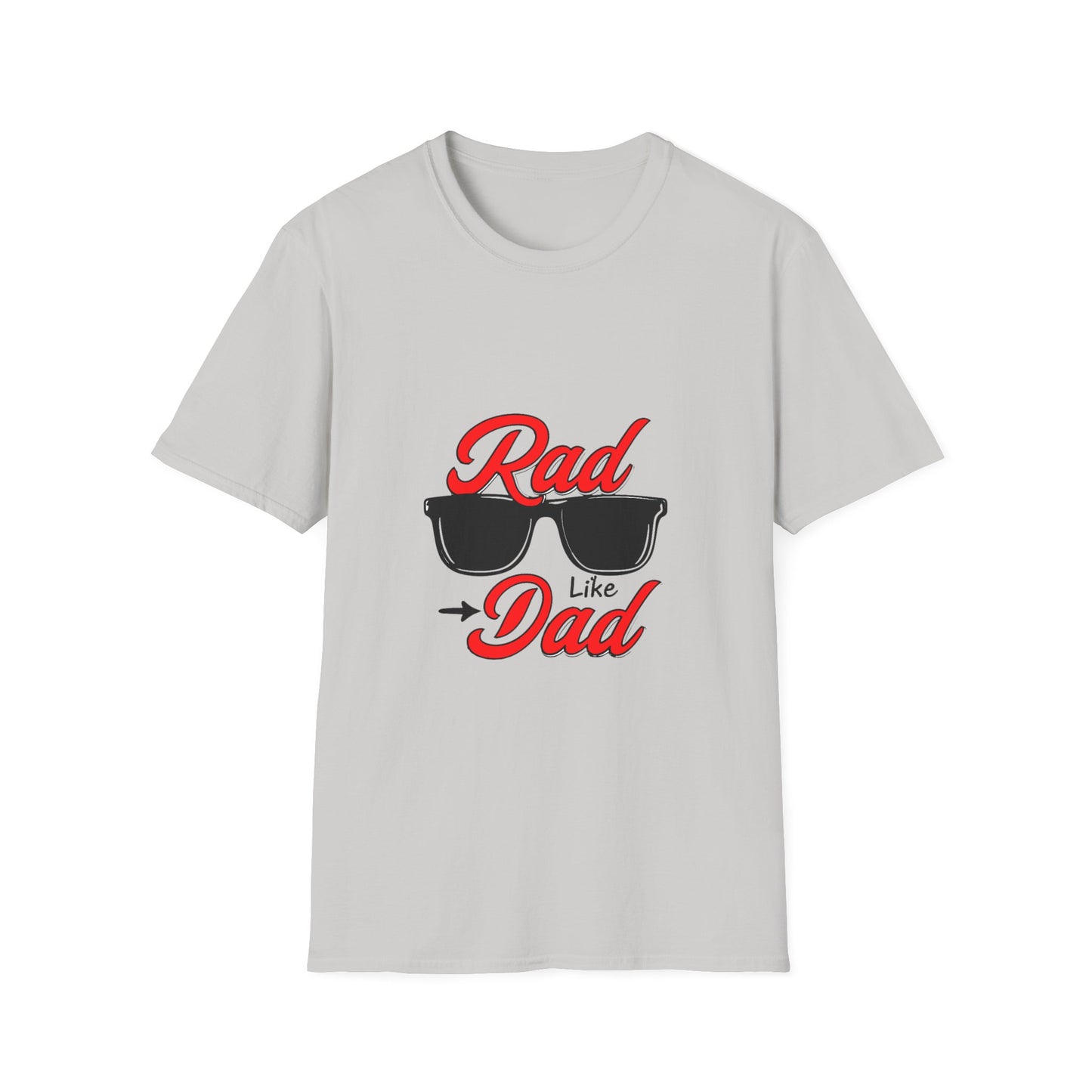 Rad Like Dad Unisex Softstyle T-Shirt, Father's Day Gift, Casual Wear, Gift for Dad, Trendy T-Shirt, Summer Fashion