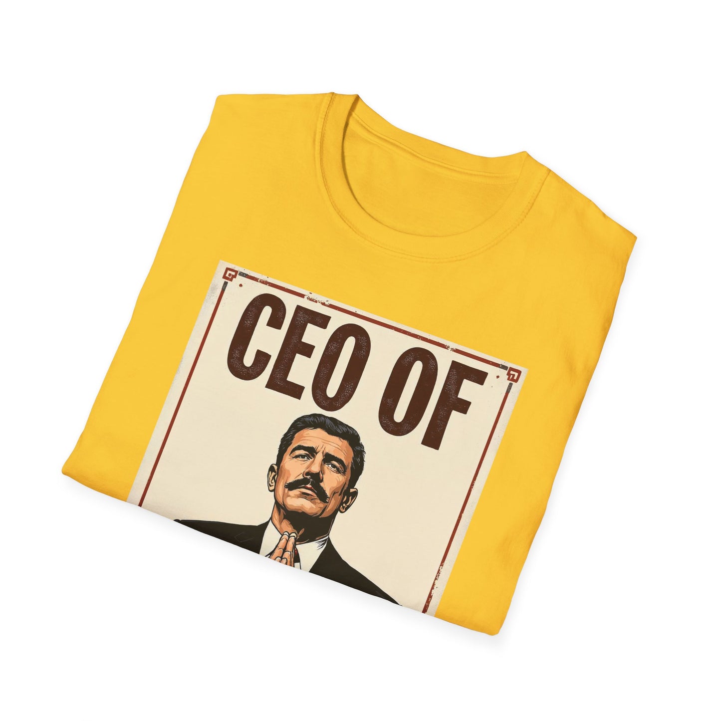 CEO of Amen Corner Unisex T-Shirt, Funny Gift for Men, Graphic Tee, Casual Wear, Unique Humor Shirt