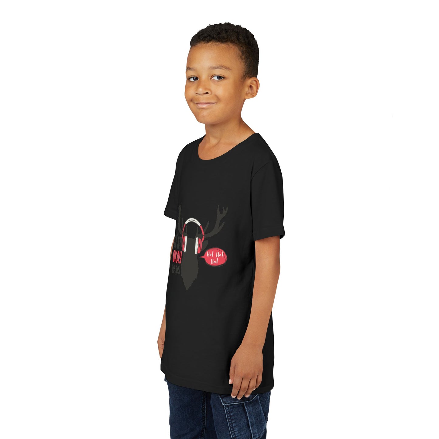Youth Tee with Antlers Design - Fun and Trendy, Perfect for Outdoor Adventures, Birthdays, Nature Lovers, Gifts, Casual Wear