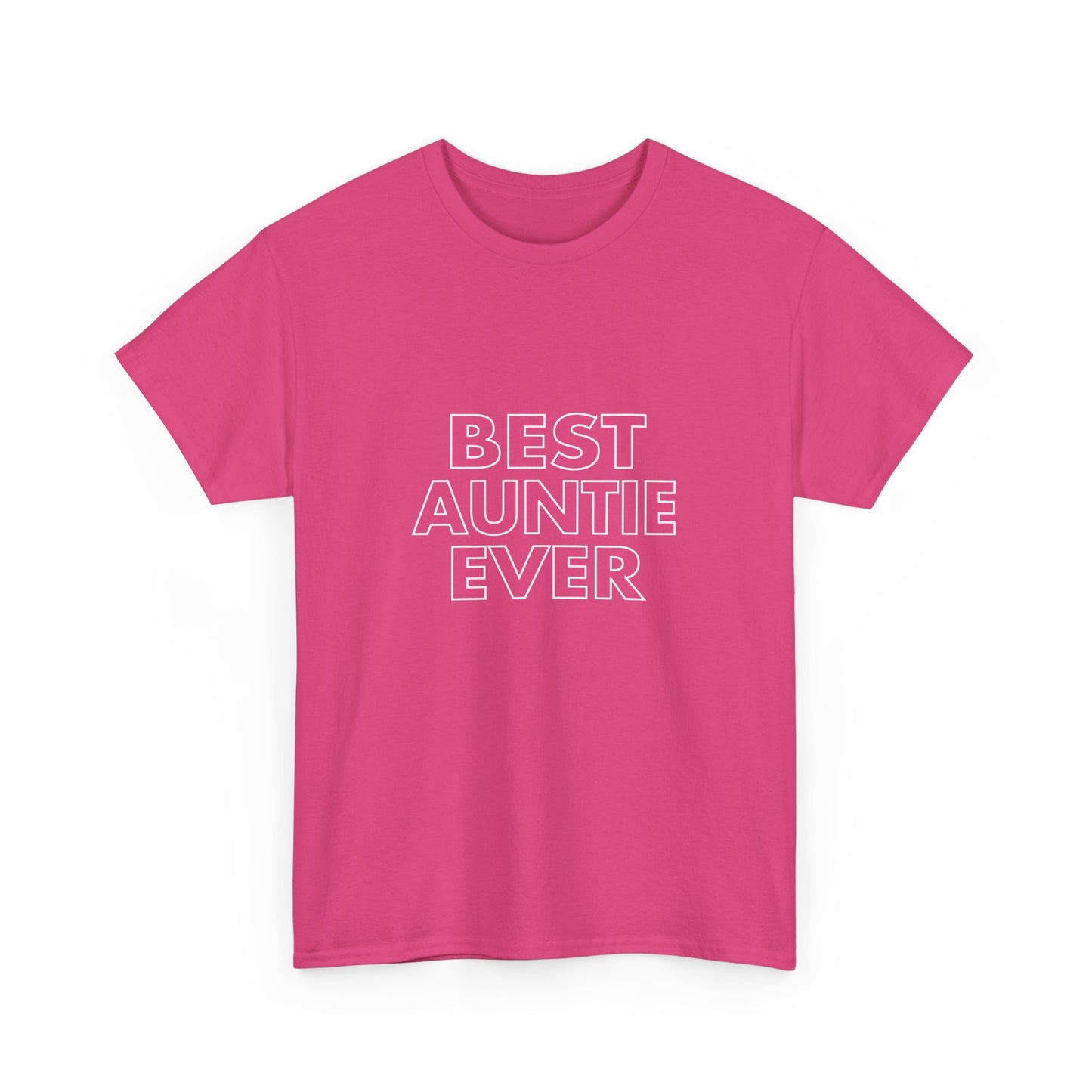 Best Auntie Ever Unisex Cotton Tee, Gift for Aunt, Cute Aunt Shirt, Mother's Day Gift, Family Tee, Everyday Casual Wear