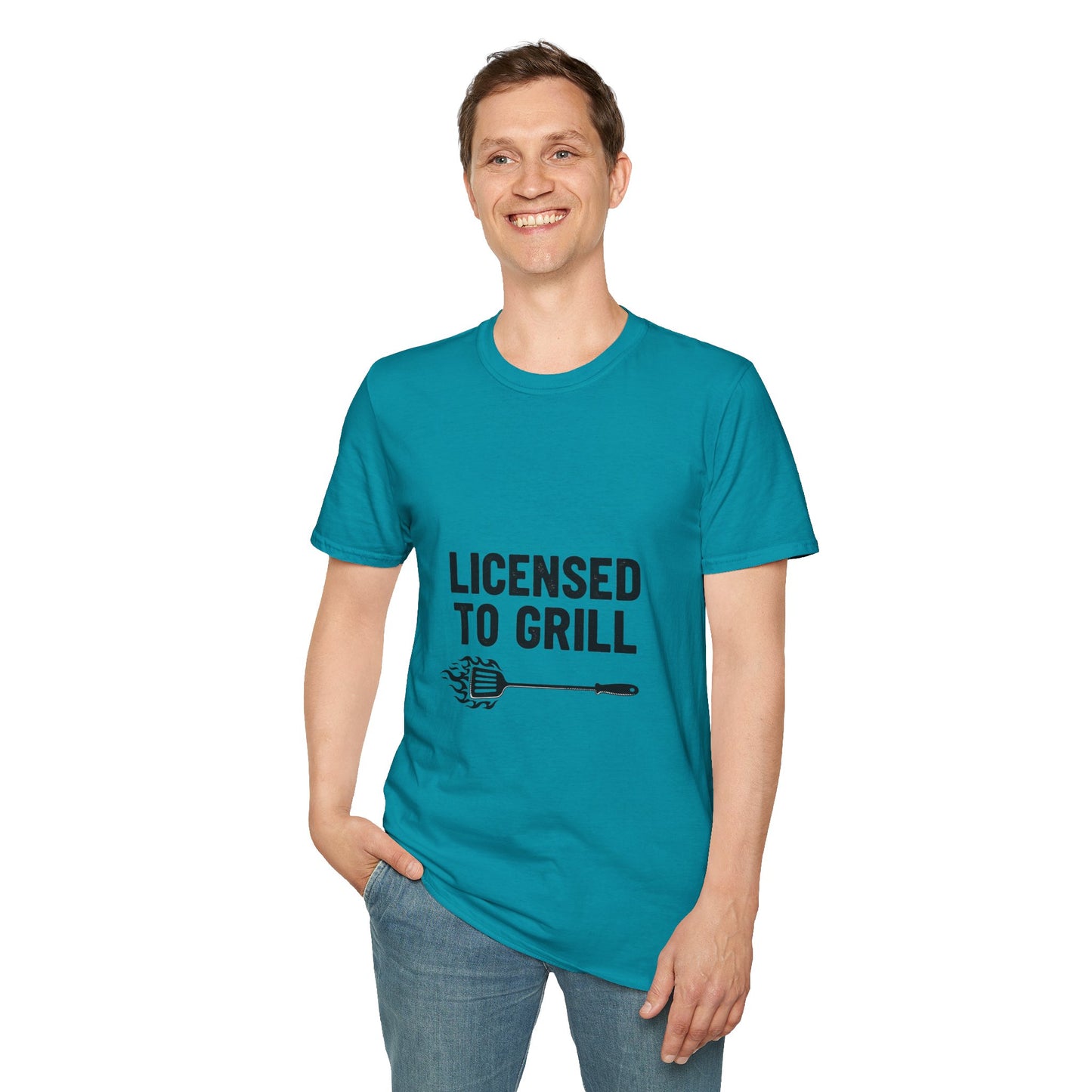 License to Grill - Unisex Softstyle T-Shirt