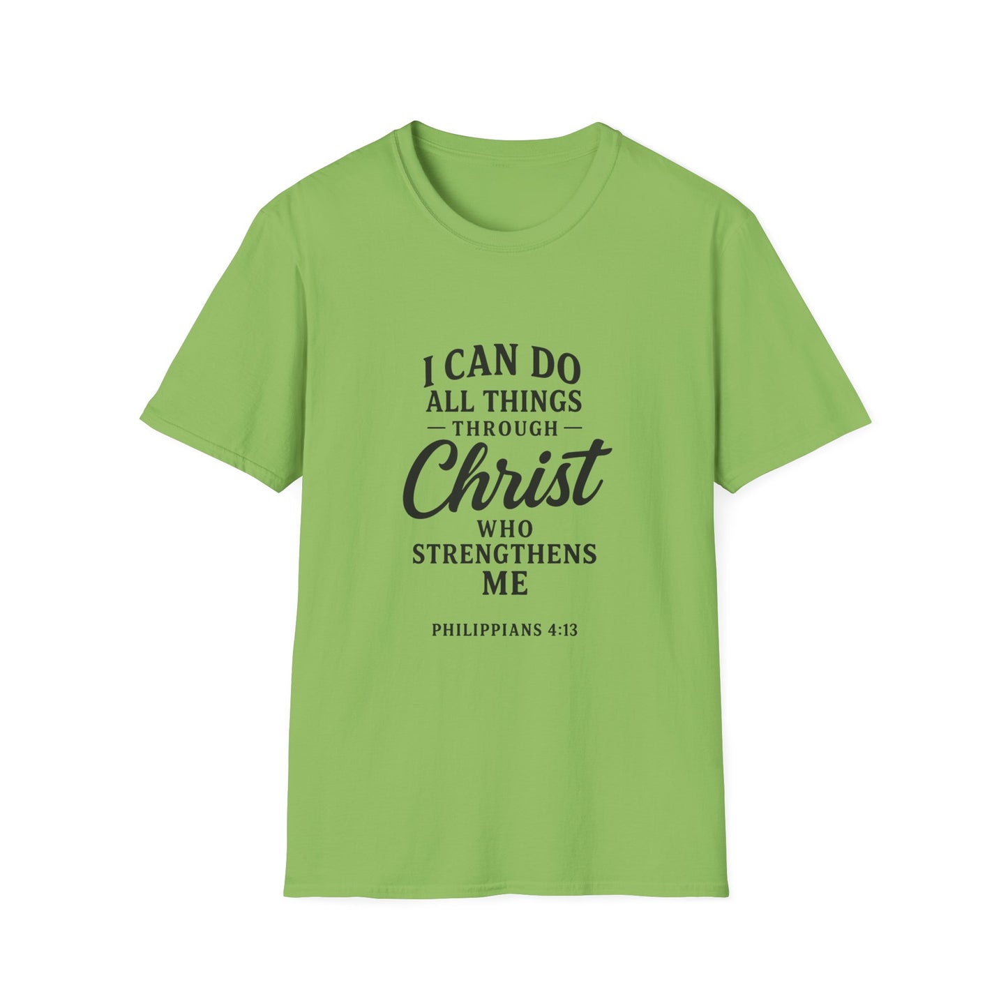 Inspirational Christian T-Shirt, Motivational Tee for Faith, Biblical Quote Apparel, Gift for Believers, Fellowship Event Wear