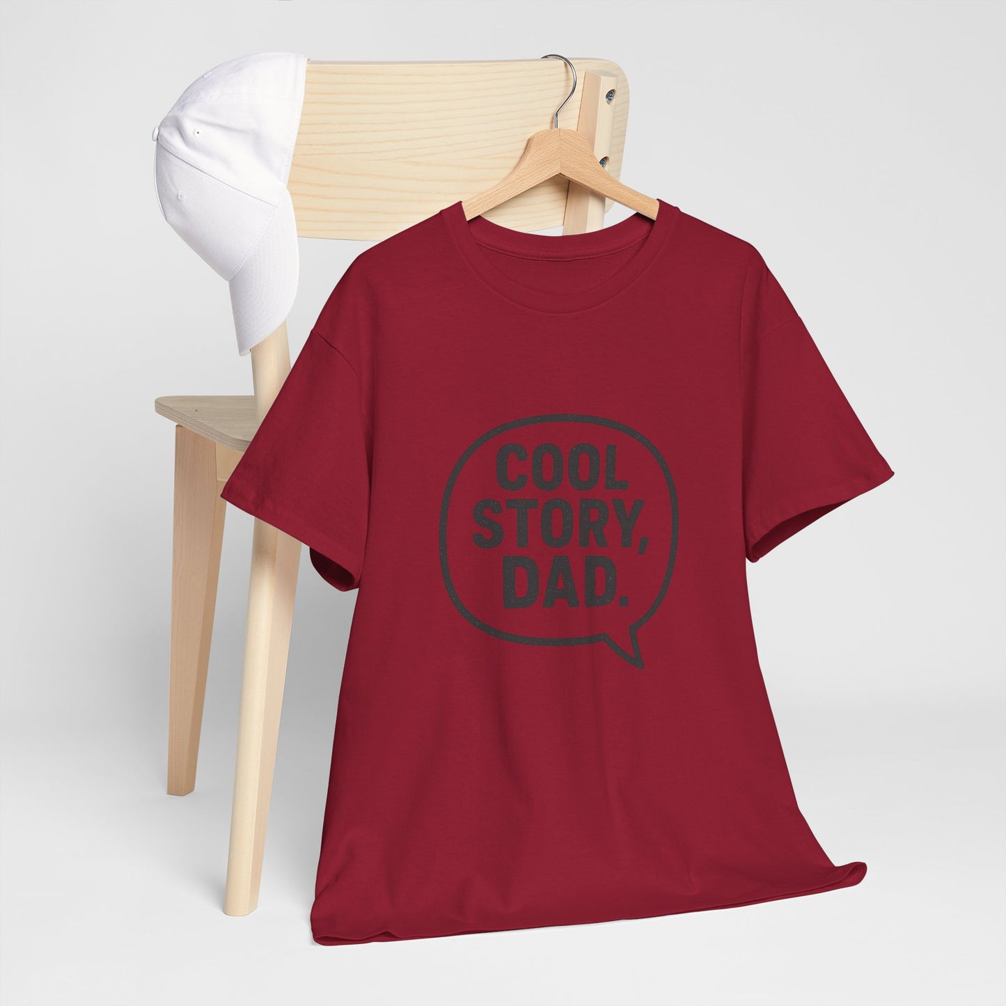 Cool Story Dad Tee | Father's Day Gift, Dad Humor Shirt, Unisex Statement Tee, Casual Gift for Him, Funny Graphic Tee
