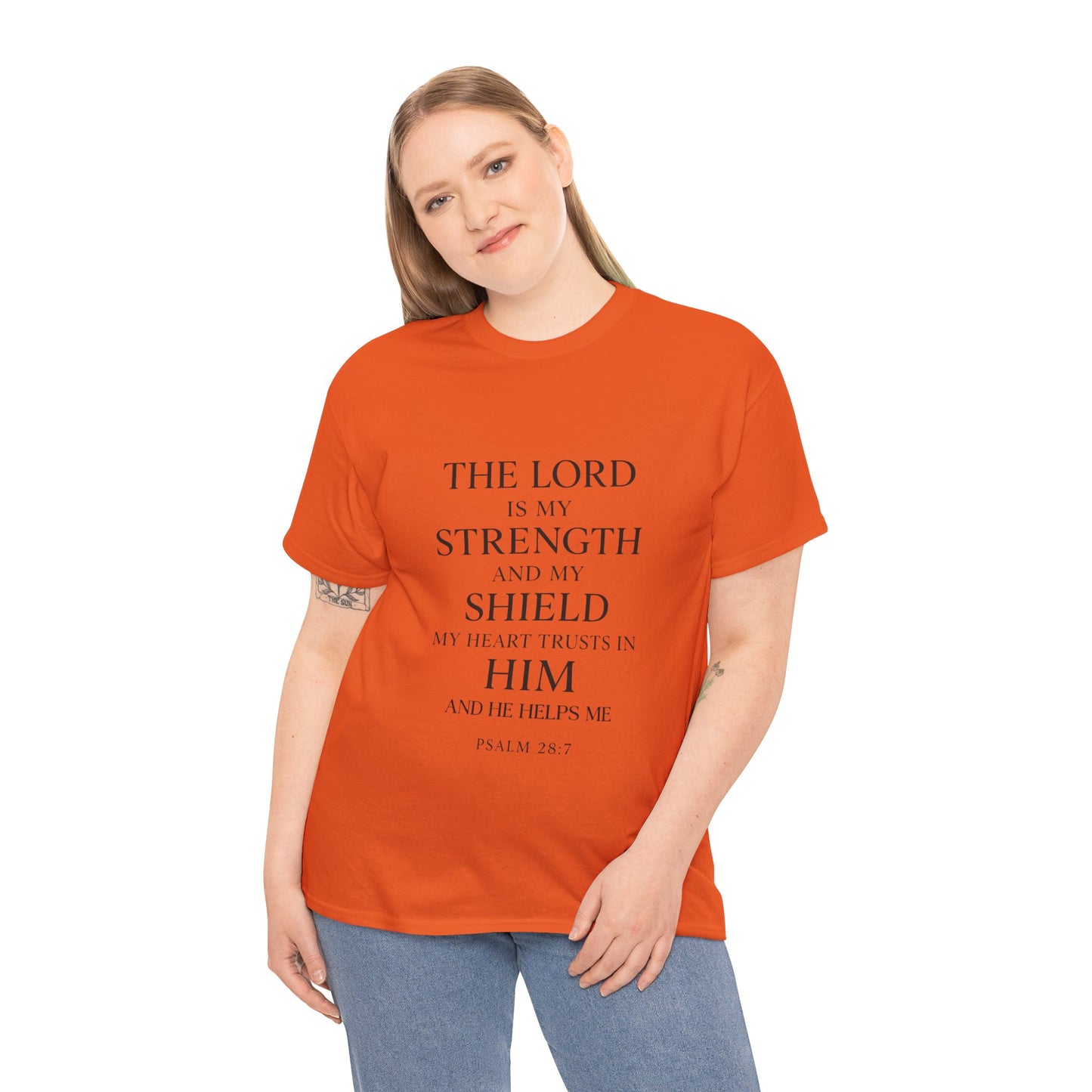 Inspirational Christian Unisex Heavy Cotton Tee | Faith Shirt, Bible Verse Tee, Spiritual Apparel, Everyday Wear, Gift for Believers