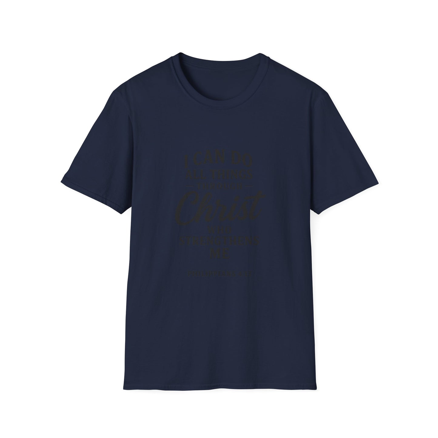 Inspirational Christian T-Shirt, Motivational Tee for Faith, Biblical Quote Apparel, Gift for Believers, Fellowship Event Wear