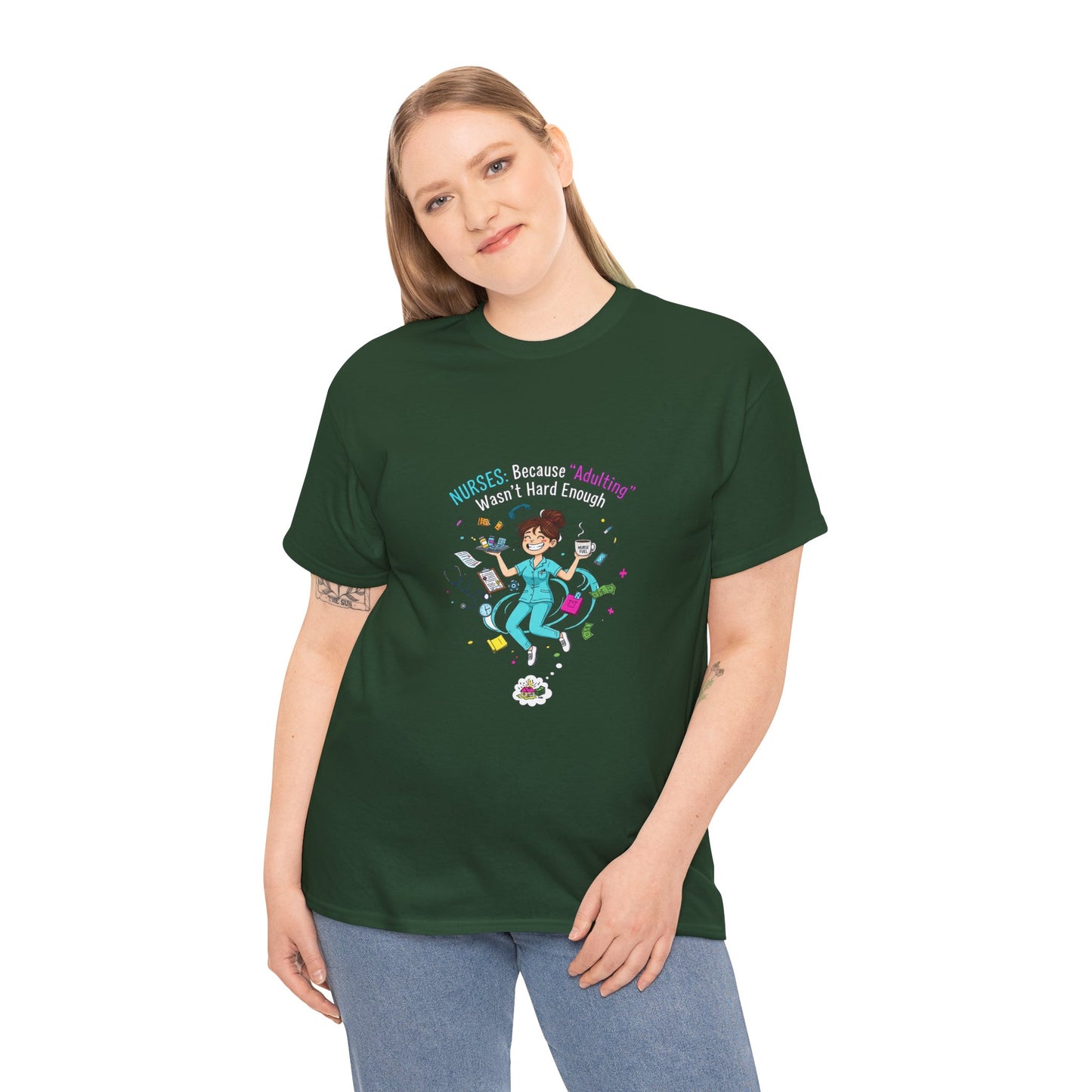 Fun Adventure T-Shirt, Unisex Heavy Cotton Tee for Outdoor Lovers, Gift for Travelers, Casual Wear, Adventure Seekers