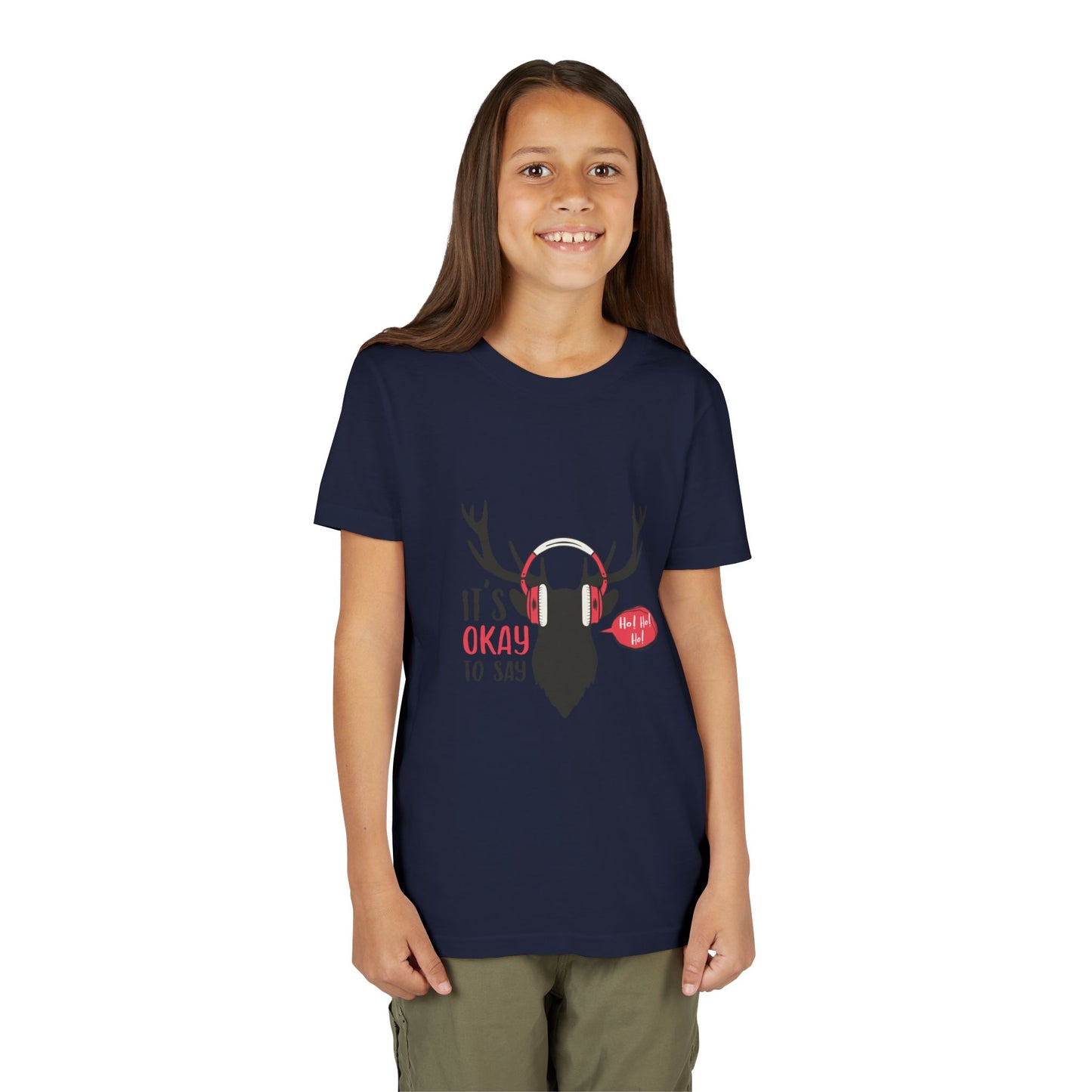 Youth Tee with Antlers Design - Fun and Trendy, Perfect for Outdoor Adventures, Birthdays, Nature Lovers, Gifts, Casual Wear