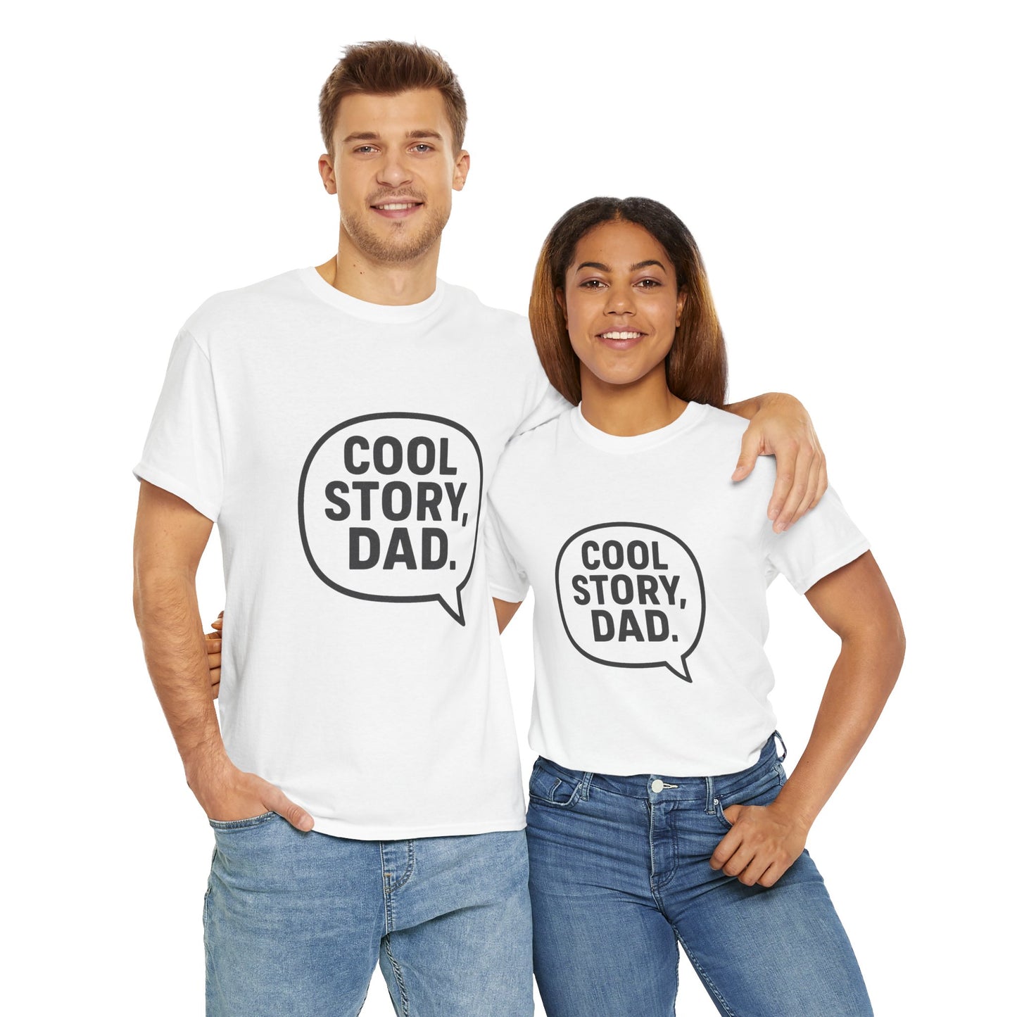 Cool Story Dad Tee | Father's Day Gift, Dad Humor Shirt, Unisex Statement Tee, Casual Gift for Him, Funny Graphic Tee
