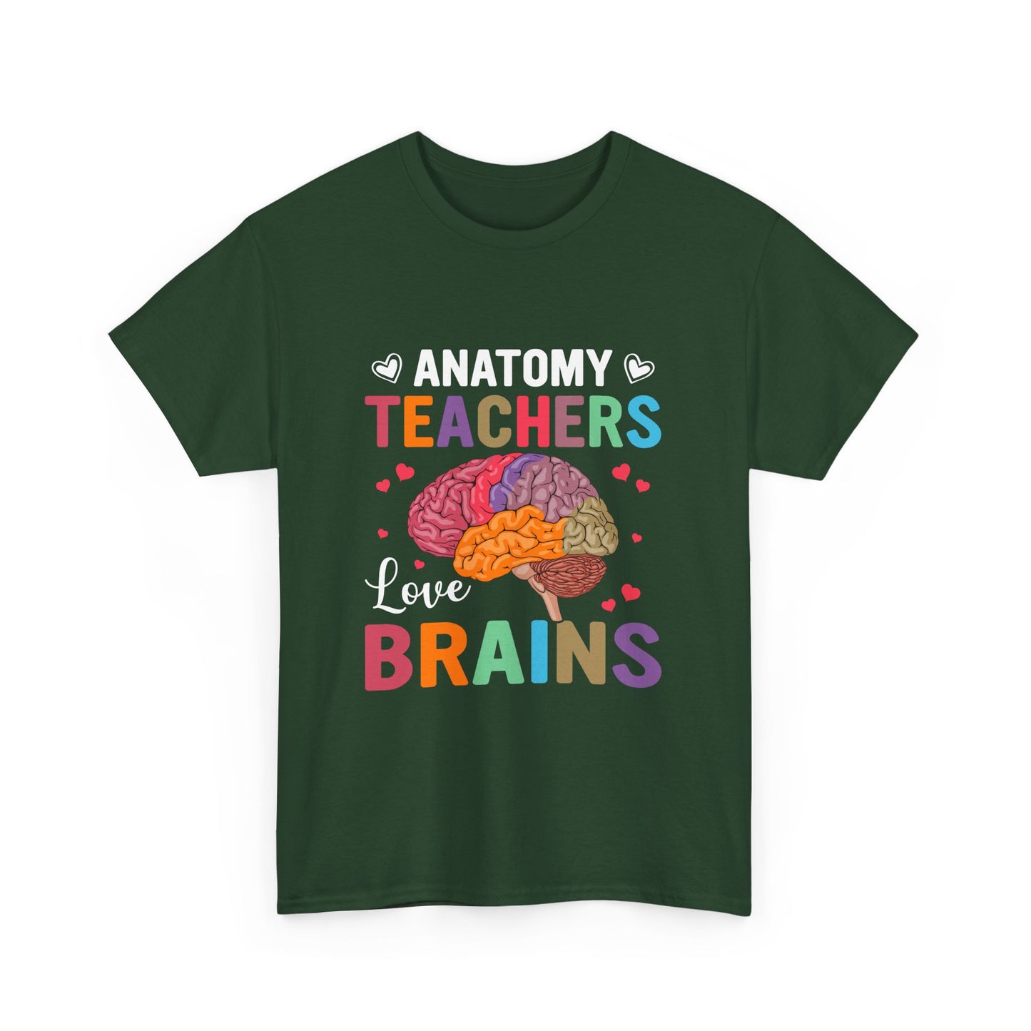 Anatomy Teacher Tee, Unisex Heavy Cotton Shirt, Funny Teacher Gift, Science Teacher Apparel, Classroom Humor Top, Brain Design T-shirt