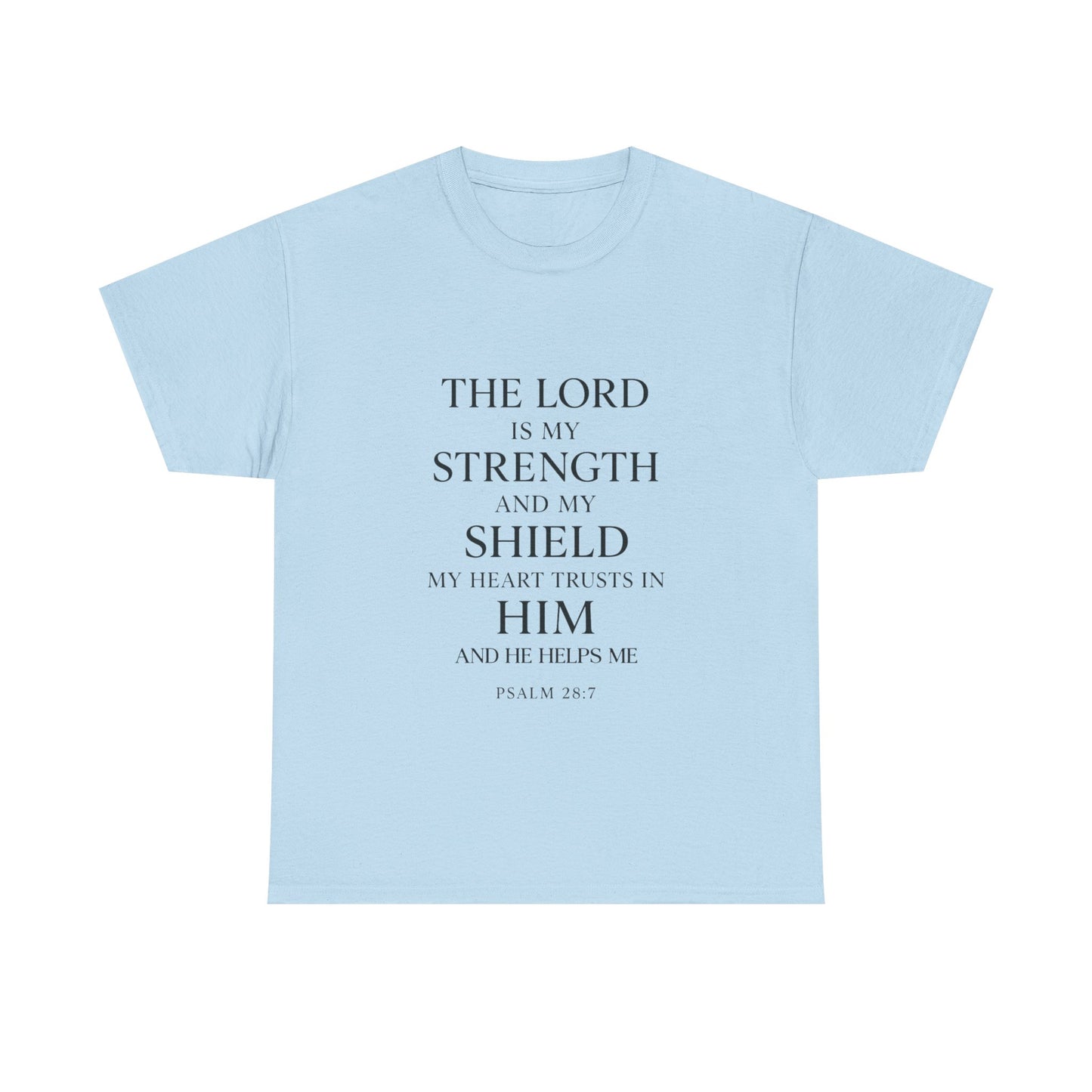 Inspirational Christian Unisex Heavy Cotton Tee | Faith Shirt, Bible Verse Tee, Spiritual Apparel, Everyday Wear, Gift for Believers