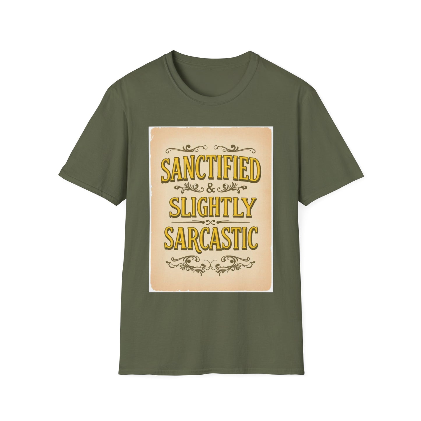 Sanctified & Slightly Sarcastic Unisex T-Shirt | Funny Graphic Tee for Everyday Wear, Gift for Friends, Humor Shirt, Casual Outfit, [...]